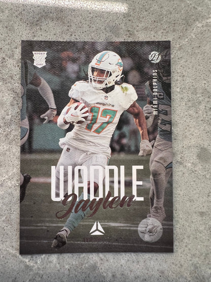 Jaylen Waddle 2021 Panini chronicles Luminance Card #213